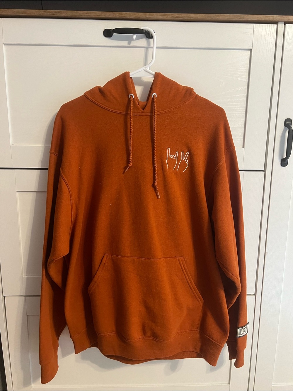Rust Orange Hoodie Sweatshirt - Classic Pullover